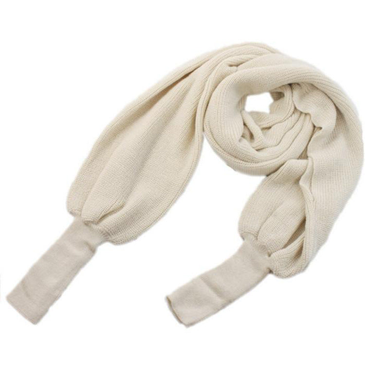 Damen weich gestrickter Schal mit modischem Knoten-Design Krohn-e