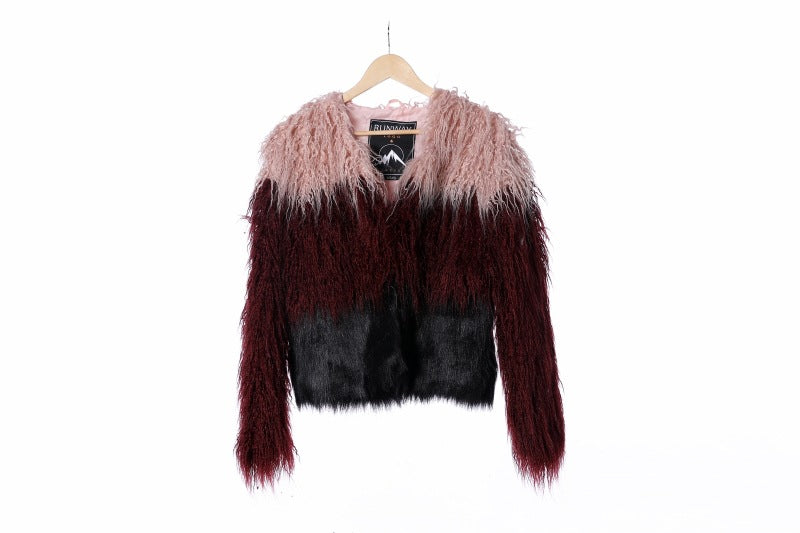 Damen Extravagante Kunstpelzjacke mit federleichtem Design und modischem Schnitt Krohn-e