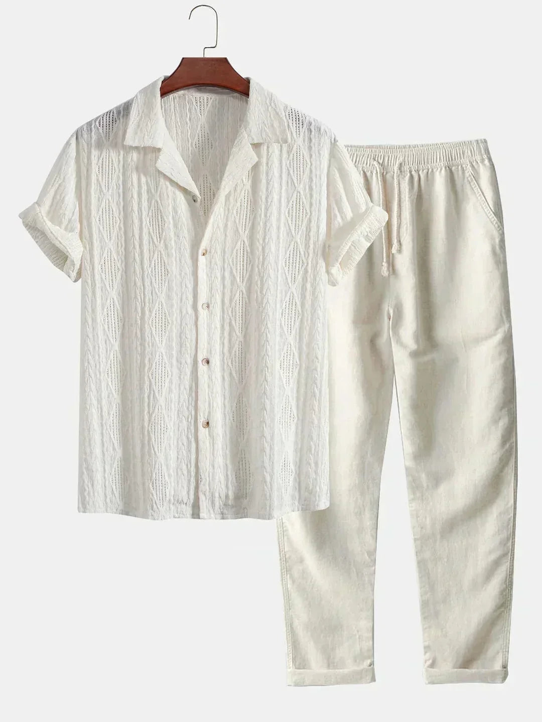 ARIANO LEINEN-SET: HEMD UND HOSE