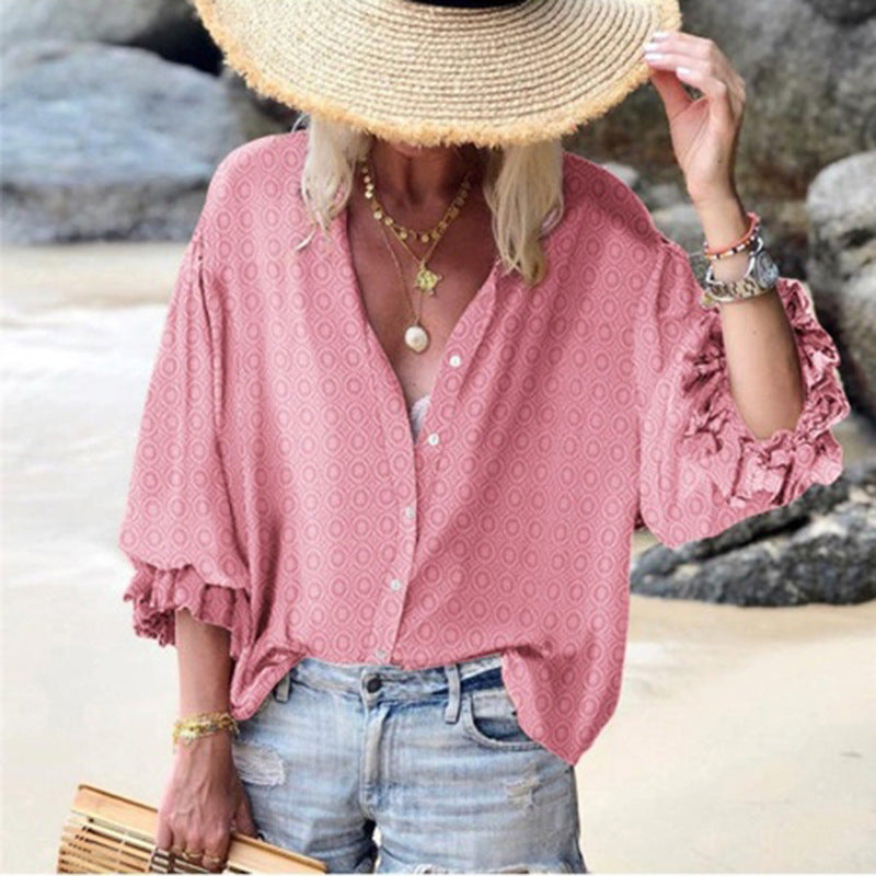 Nyra Bluse mit Knöpfen