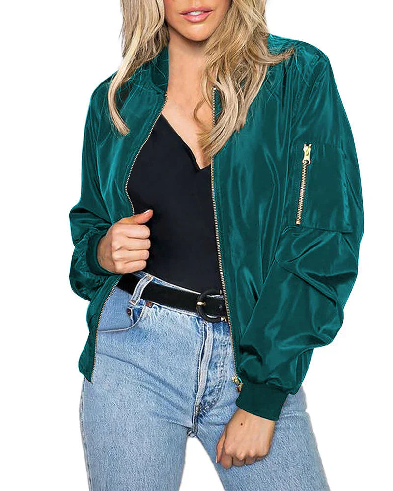 Leichte und bequeme Damenbomberjacke