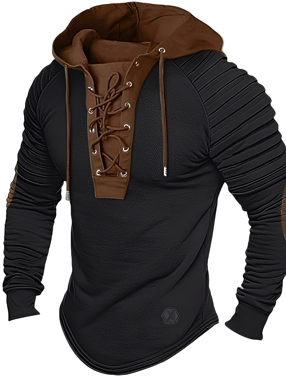 Krohn-e | Legerer Strickpullover mit Kapuze für Herren