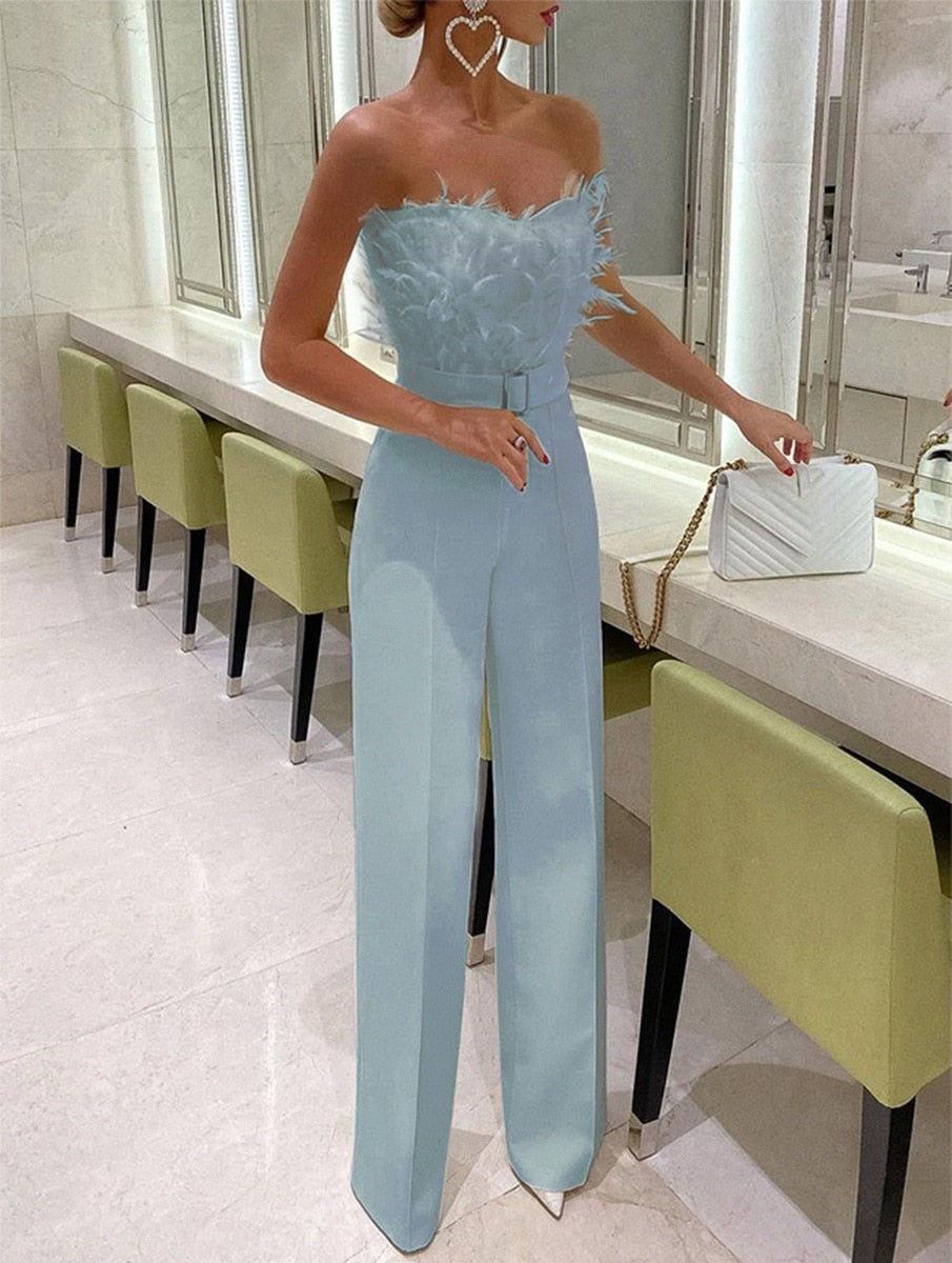 Bella Jumpsuit: Elegantes Röhren-Oberteil