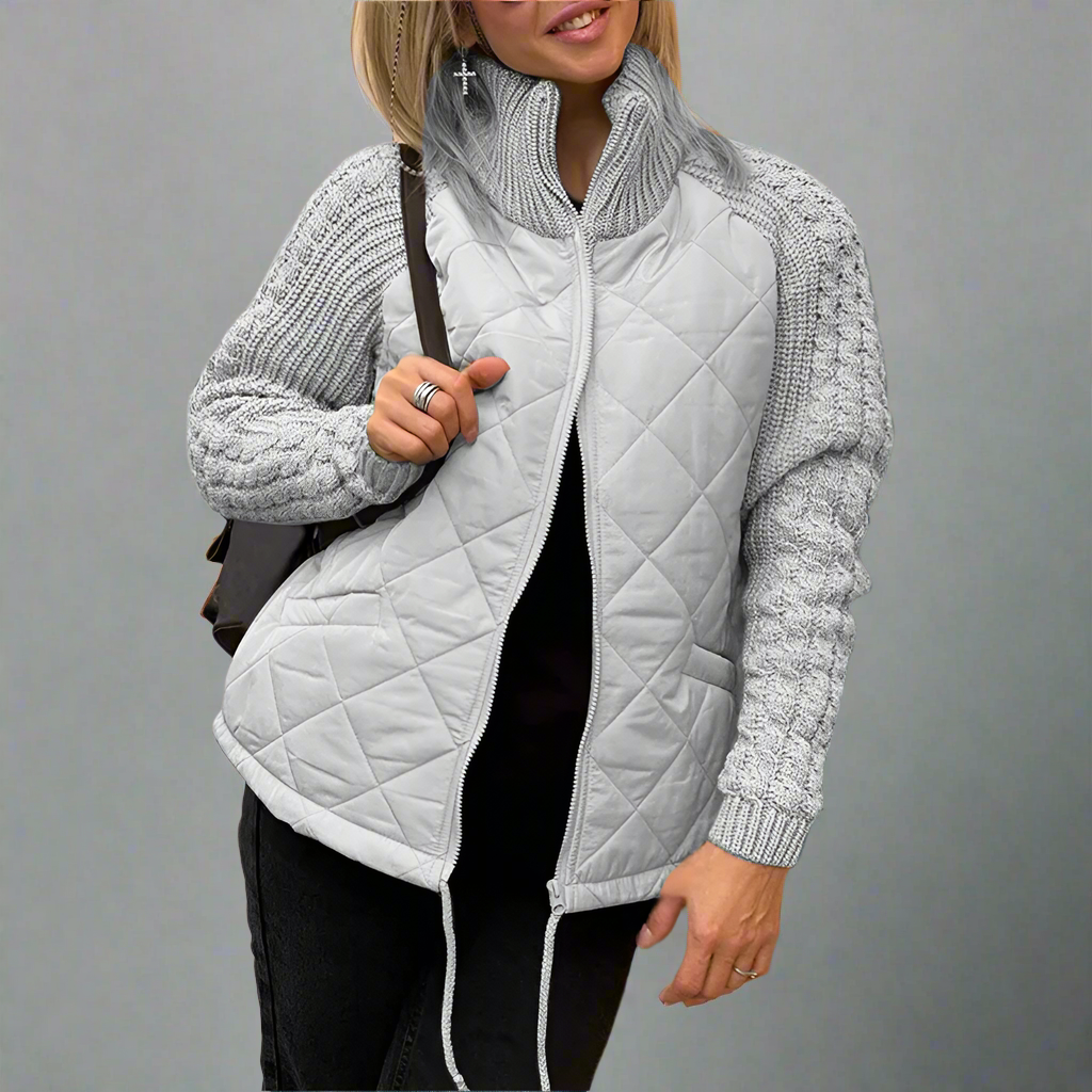 Krohn-e | Jacket mit Gestrickten Ärmeln für Den Herbst