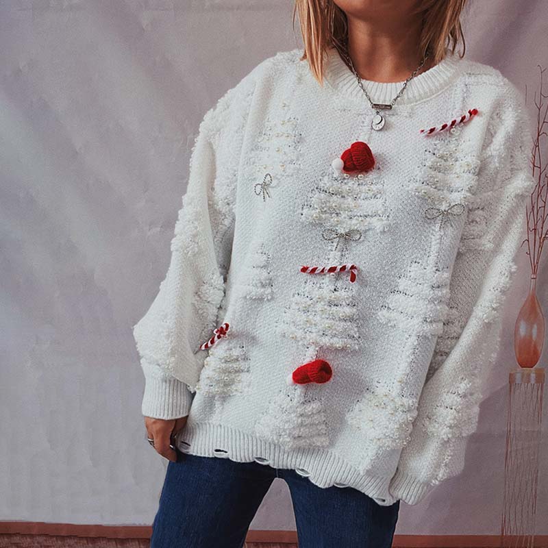 Krohn-e | Weihnachtspullover Mit Fröhlichem Design