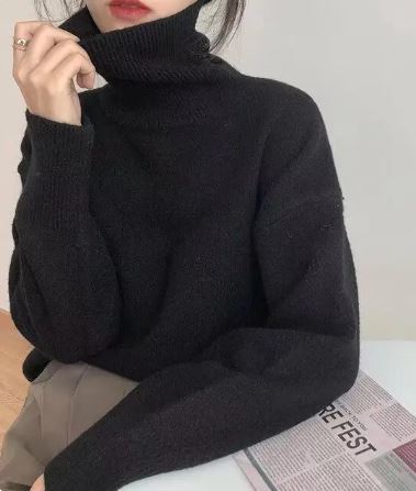 Susans eleganter Rollkragenpullover