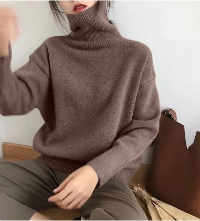 Susans eleganter Rollkragenpullover
