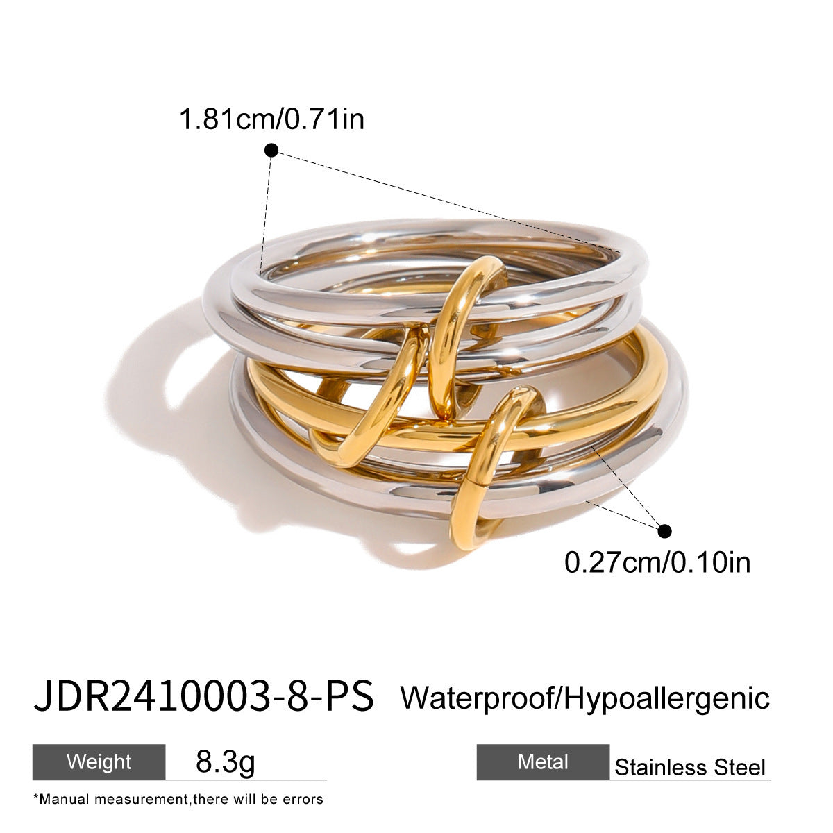 Fudus Twin Ring, Simple Steel Design