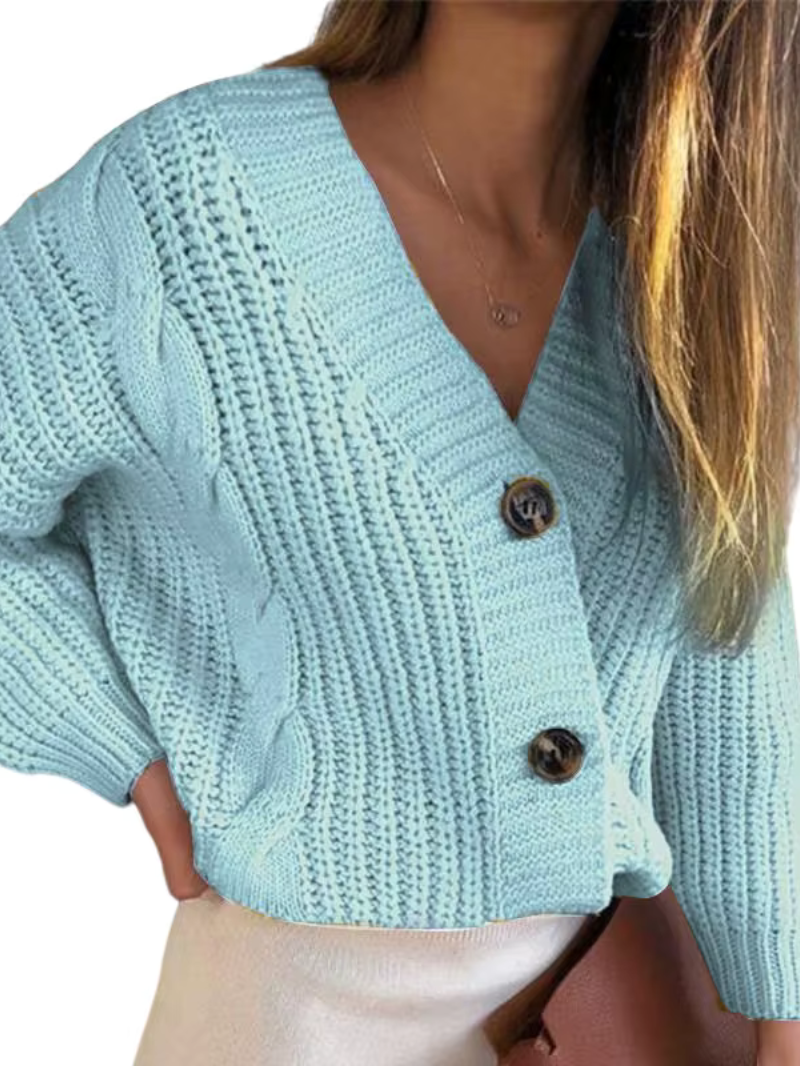 Krohn-e | Der Grobe Strickcardigan mit Zopfmuster & Charakter
