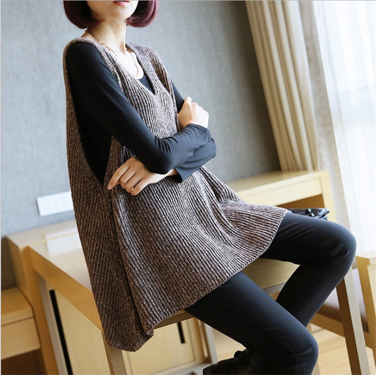 Damen Stricktop mit V-Ausschnitt und luftiger Silhouette Krohn-e