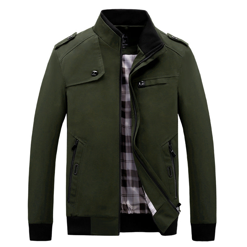 Herren stylische Freizeitjacke im modernen Biker-Stil Krohn-e