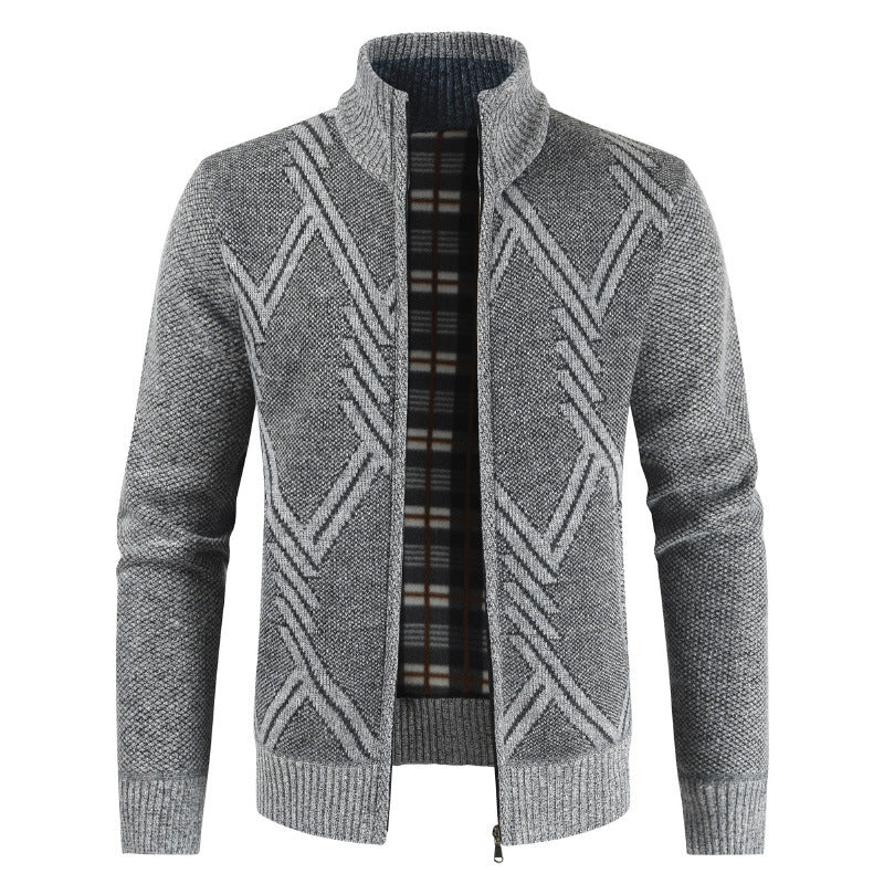 Herren modischer Strickjacke mit modernem Design Krohn-e