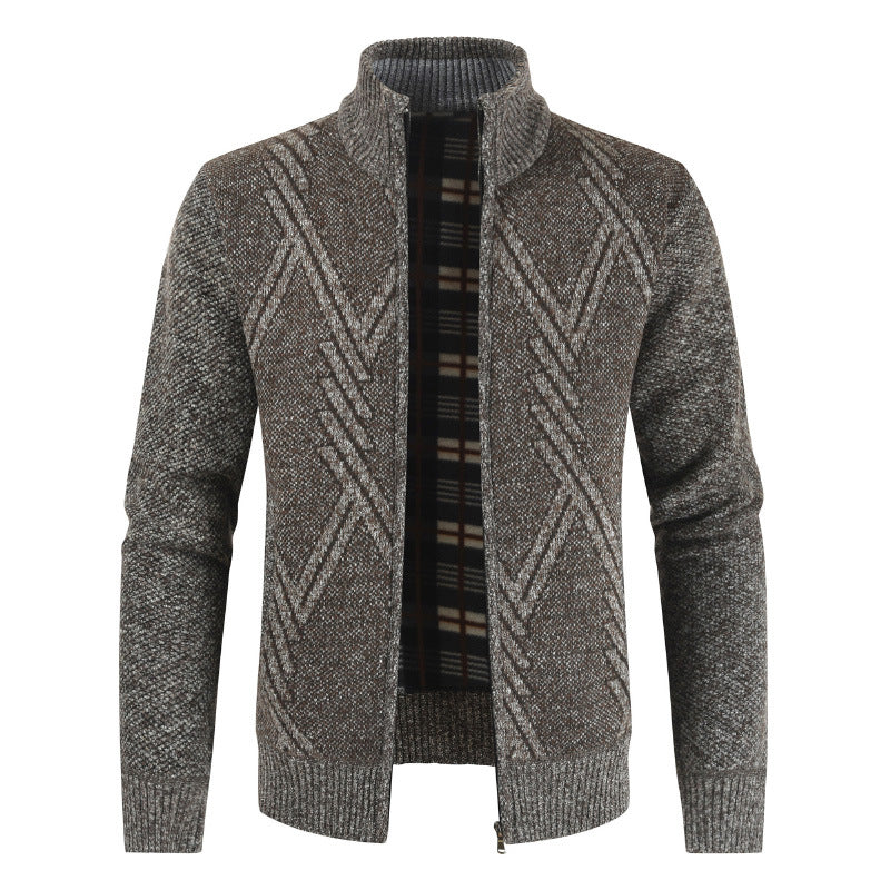 Herren modischer Strickjacke mit modernem Design Krohn-e