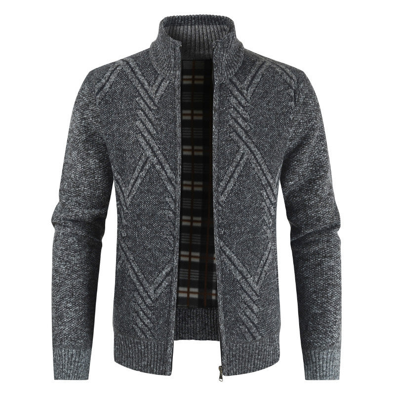 Herren modischer Strickjacke mit modernem Design Krohn-e