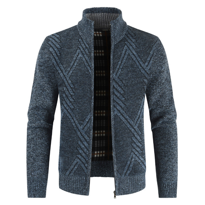 Herren modischer Strickjacke mit modernem Design Krohn-e