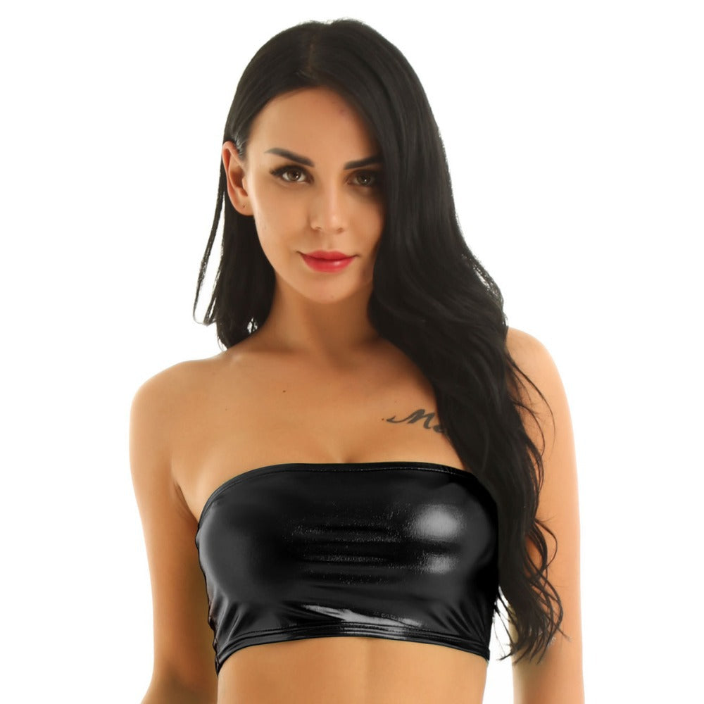 Damen Bustier im schimmernden Metallic-Design Krohn-e