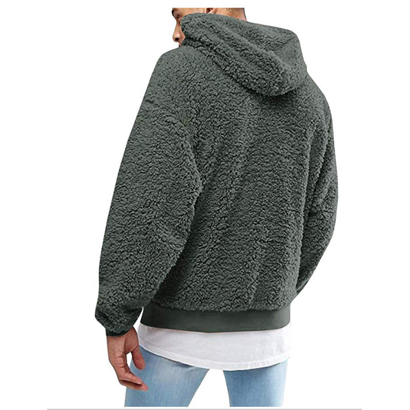 Herren Warmen Fleece-Hoodie Krohn-e