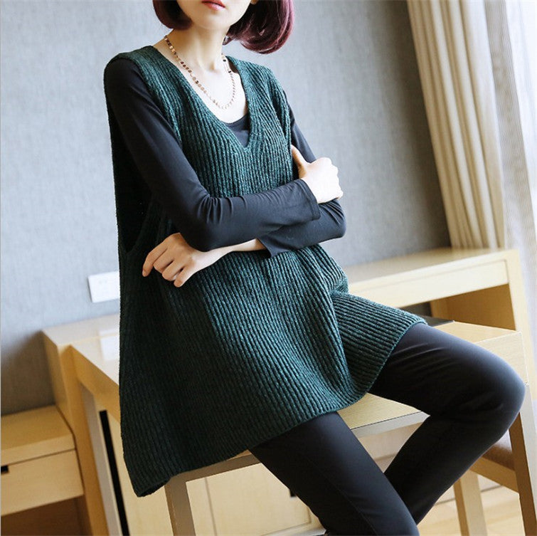 Damen Stricktop mit V-Ausschnitt und luftiger Silhouette Krohn-e