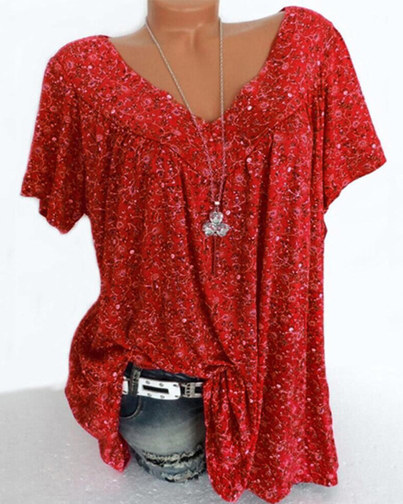 Sommerbluse für Damen - floral - Tanci