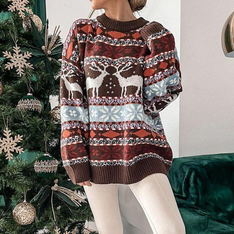 Krohn-e | Rollkragenpullover für Frauen Weihnachten