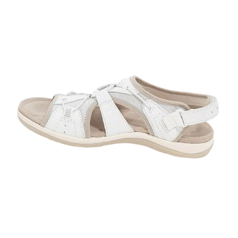 KROHN-E Damen Sommer-Sandalen Verstellbare Riemen Atmungsaktiv