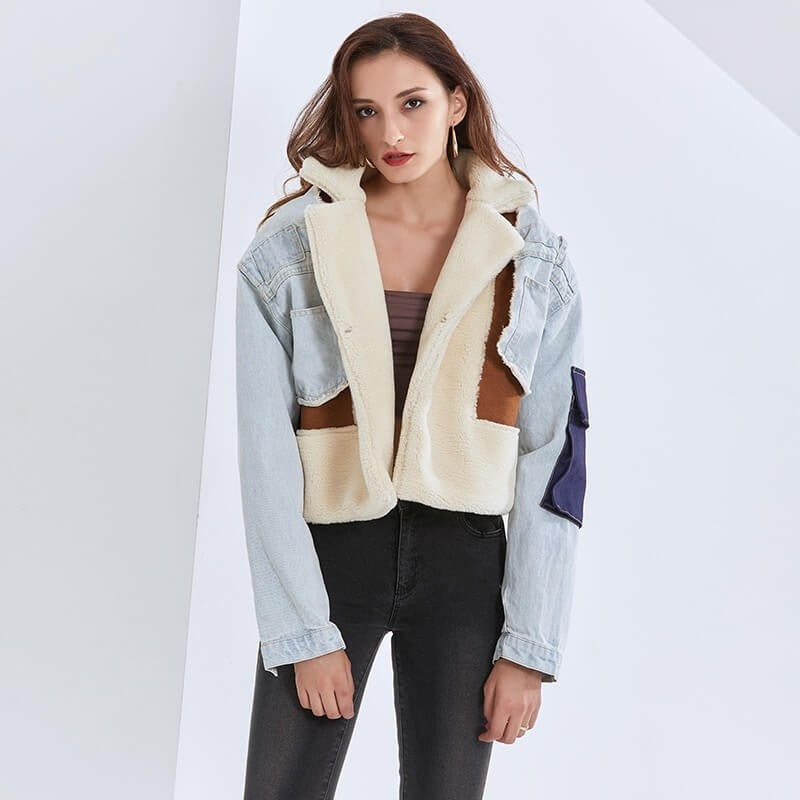 Krohn-e | Baumwoll Patchwork Jacke
