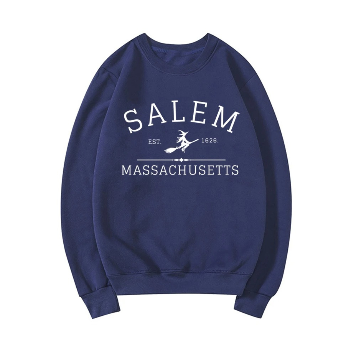 Komfortabler Grafik-Sweatshirt für Damen mit Salem-Druck