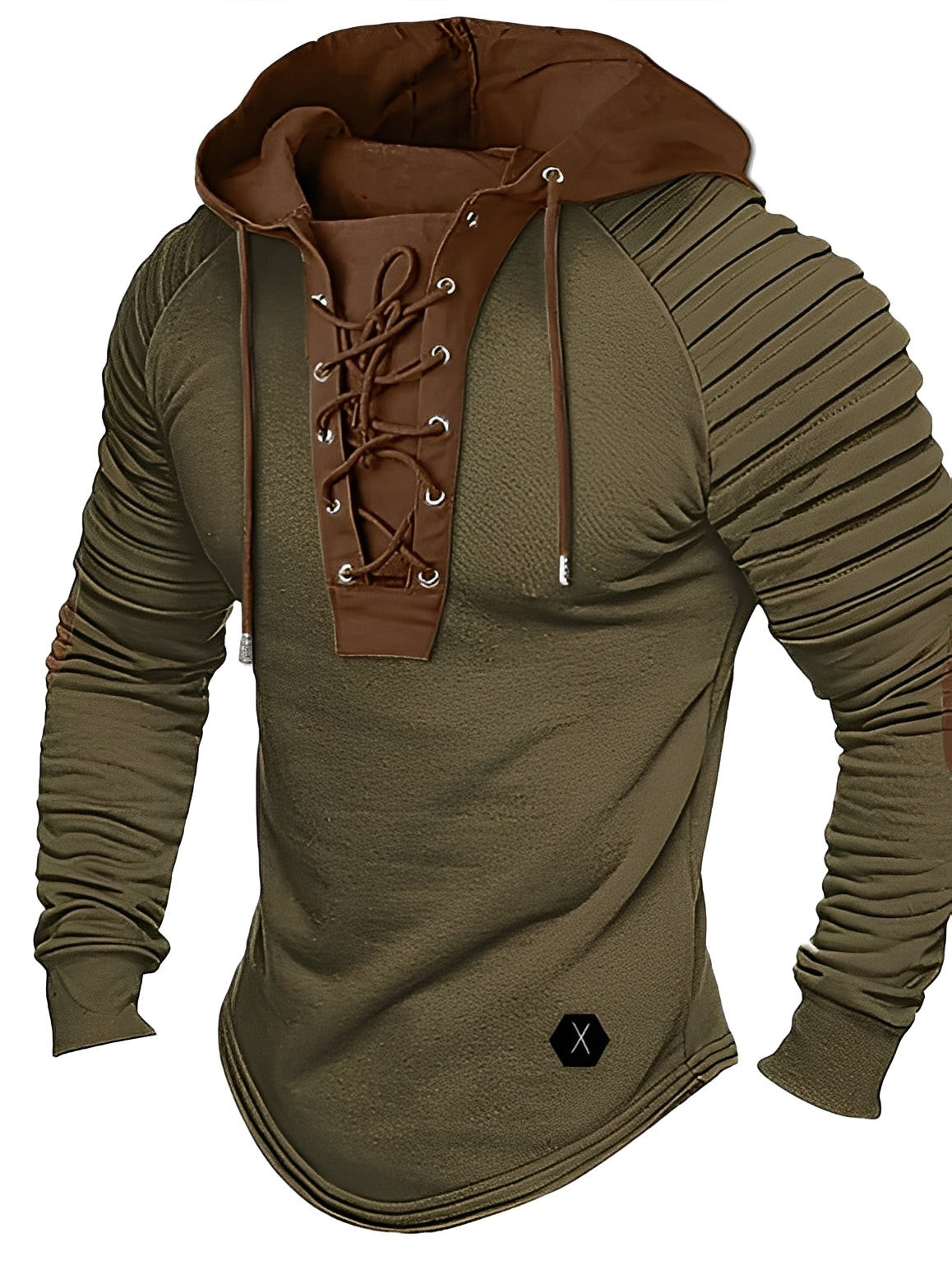 Krohn-e | Legerer Strickpullover mit Kapuze für Herren