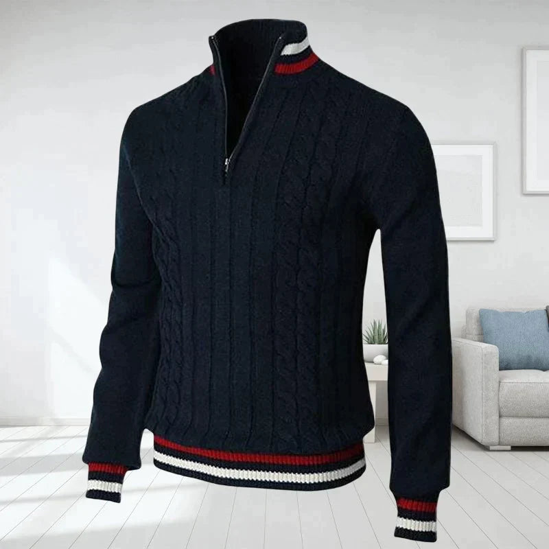 Naldo Rollkragenpullover mit Reißverschluss