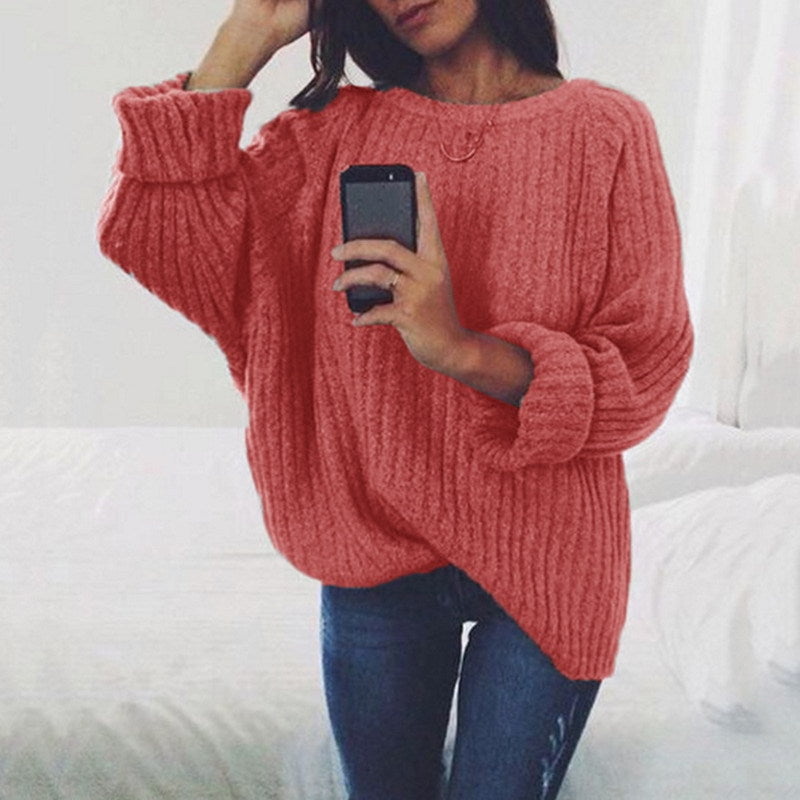 Damen Grobstrickpullover mit übergroßer Passform und strukturiertem Design Krohn-e
