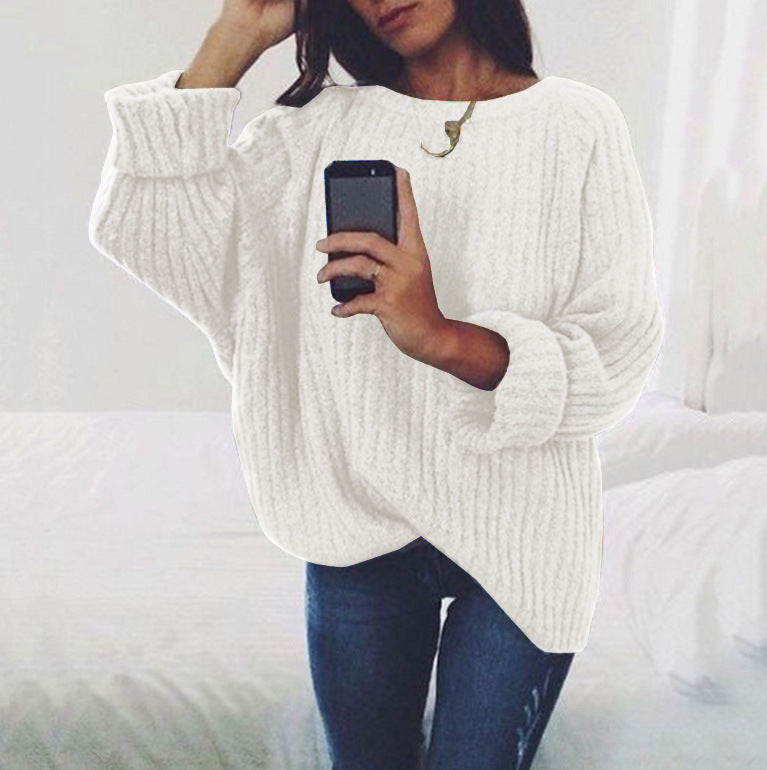 Damen Grobstrickpullover mit übergroßer Passform und strukturiertem Design Krohn-e