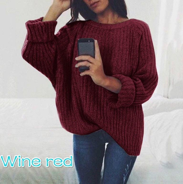 Damen Grobstrickpullover mit übergroßer Passform und strukturiertem Design Krohn-e