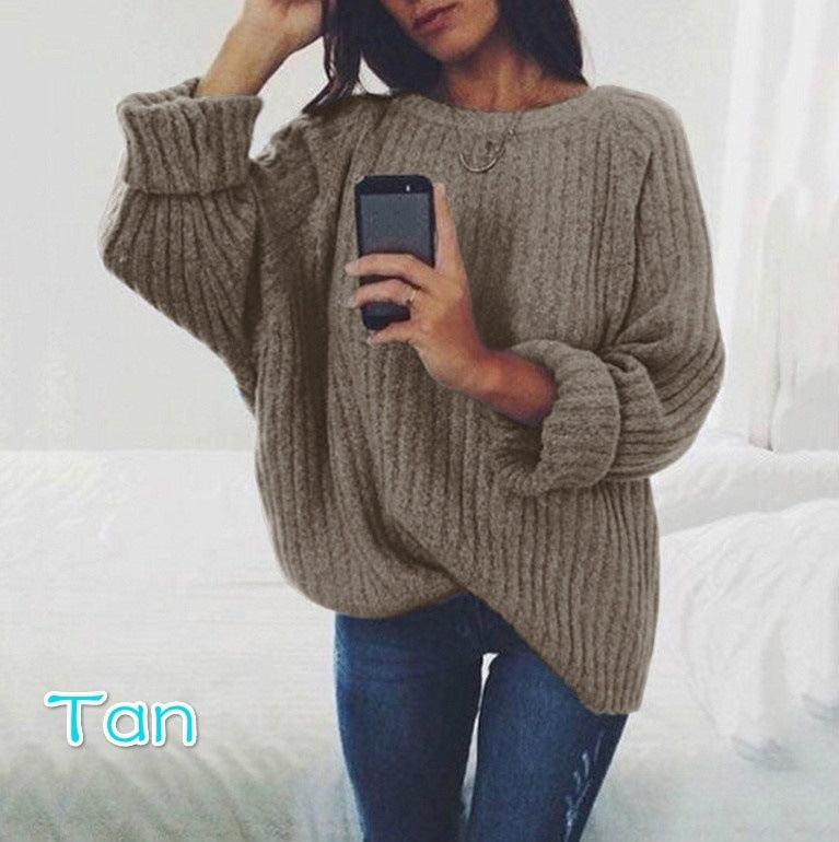 Damen Grobstrickpullover mit übergroßer Passform und strukturiertem Design Krohn-e