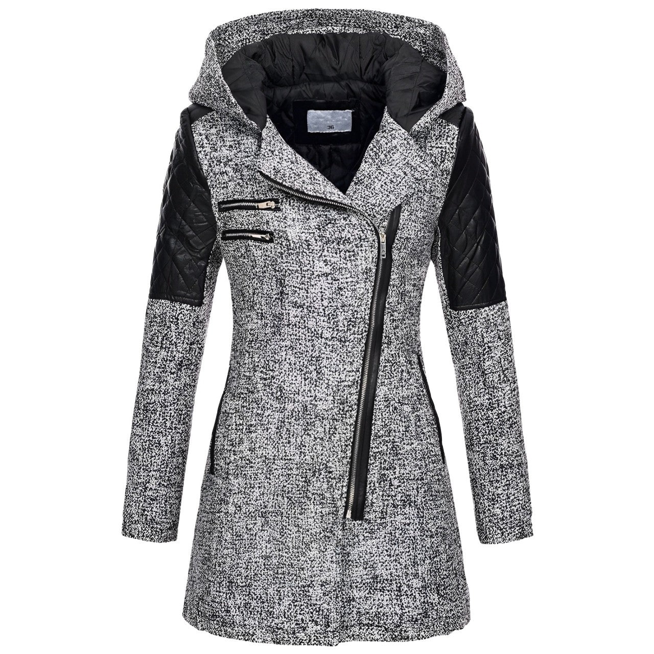 Teale: Gothic Wintercoat with Hood and Stylish Details
