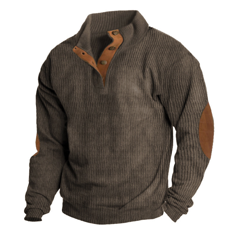 Krohn-e | Herrenpullover mit Knöpfen