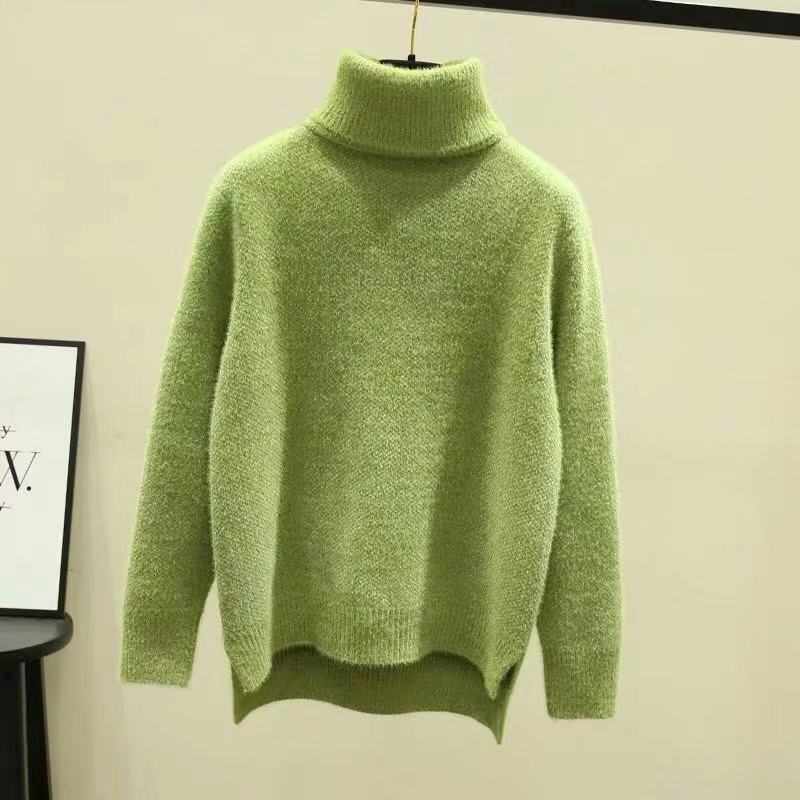 Damen Oversized Rollkragenpullover aus weichem Strick Krohn-e