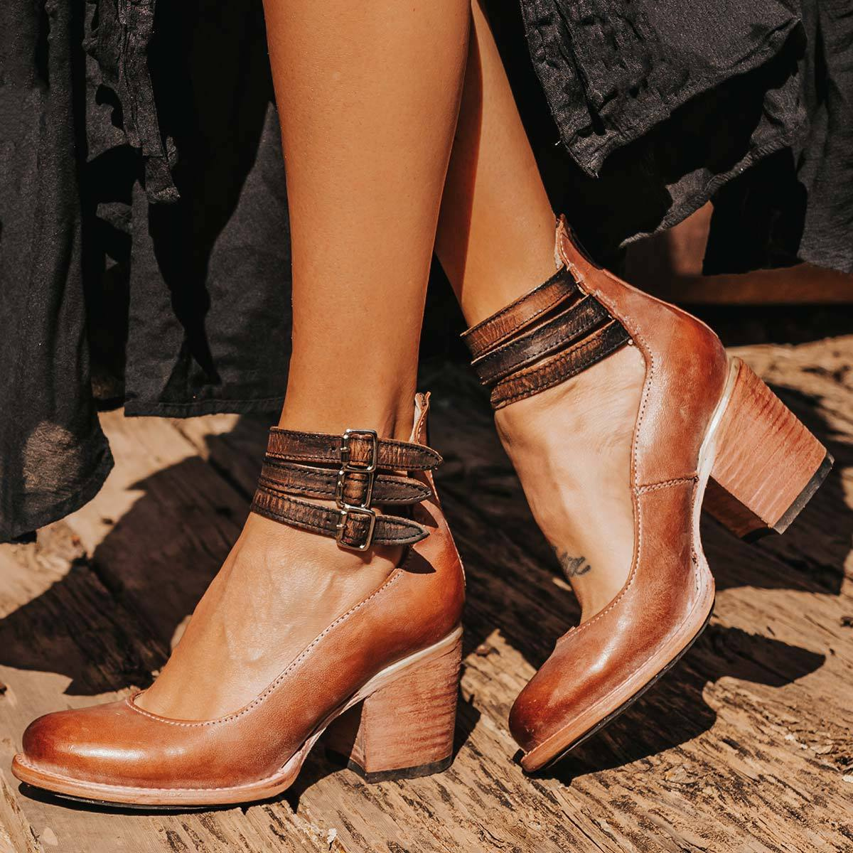 Krohn-e | Leder Stiefeletten