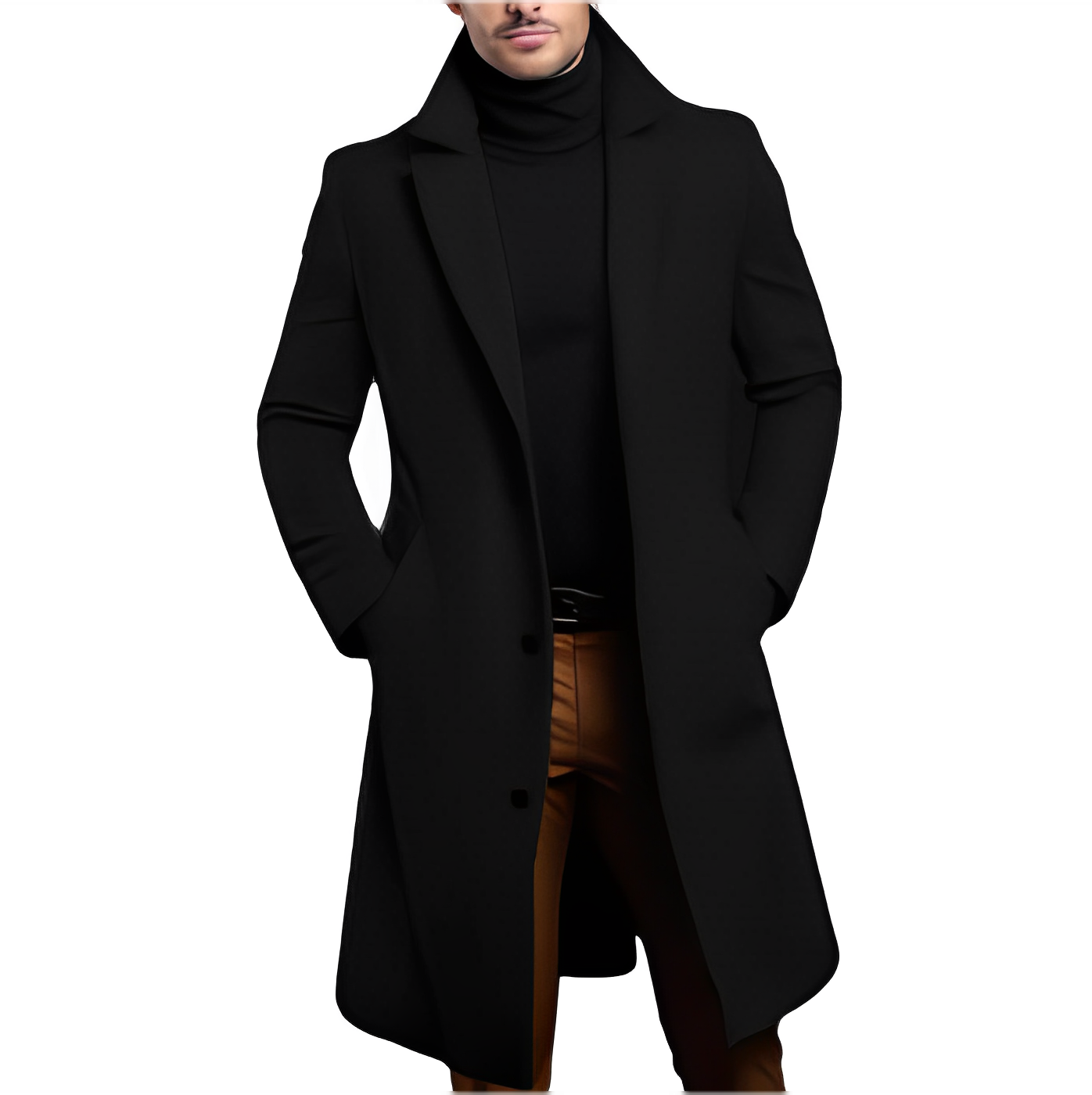 Krohn-e | Eleganter Wolltrenchcoat für Männer