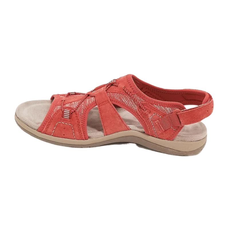 KROHN-E Damen Sommer-Sandalen Verstellbare Riemen Atmungsaktiv