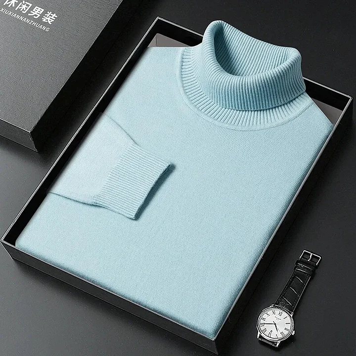 Eman Rollkragenpullover, Slim Fit