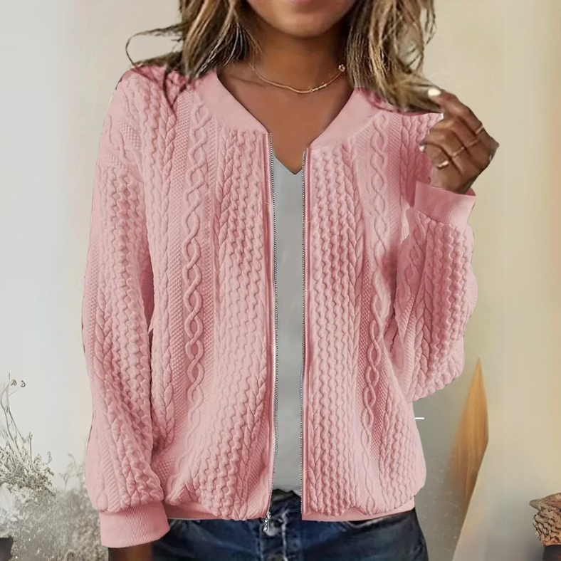 Krohn-e | Bequeme Zipperjacke für Damen