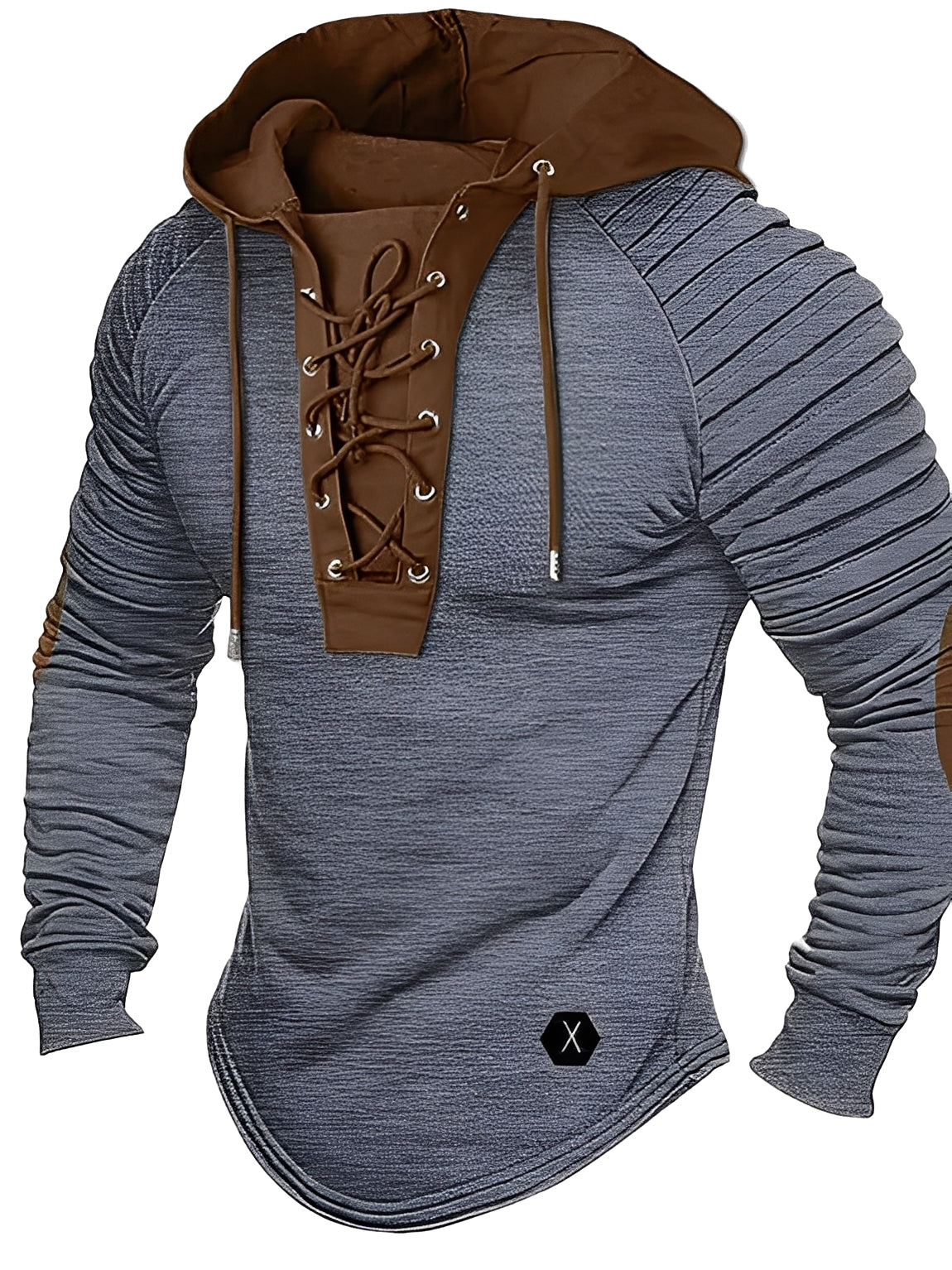 Krohn-e | Legerer Strickpullover mit Kapuze für Herren