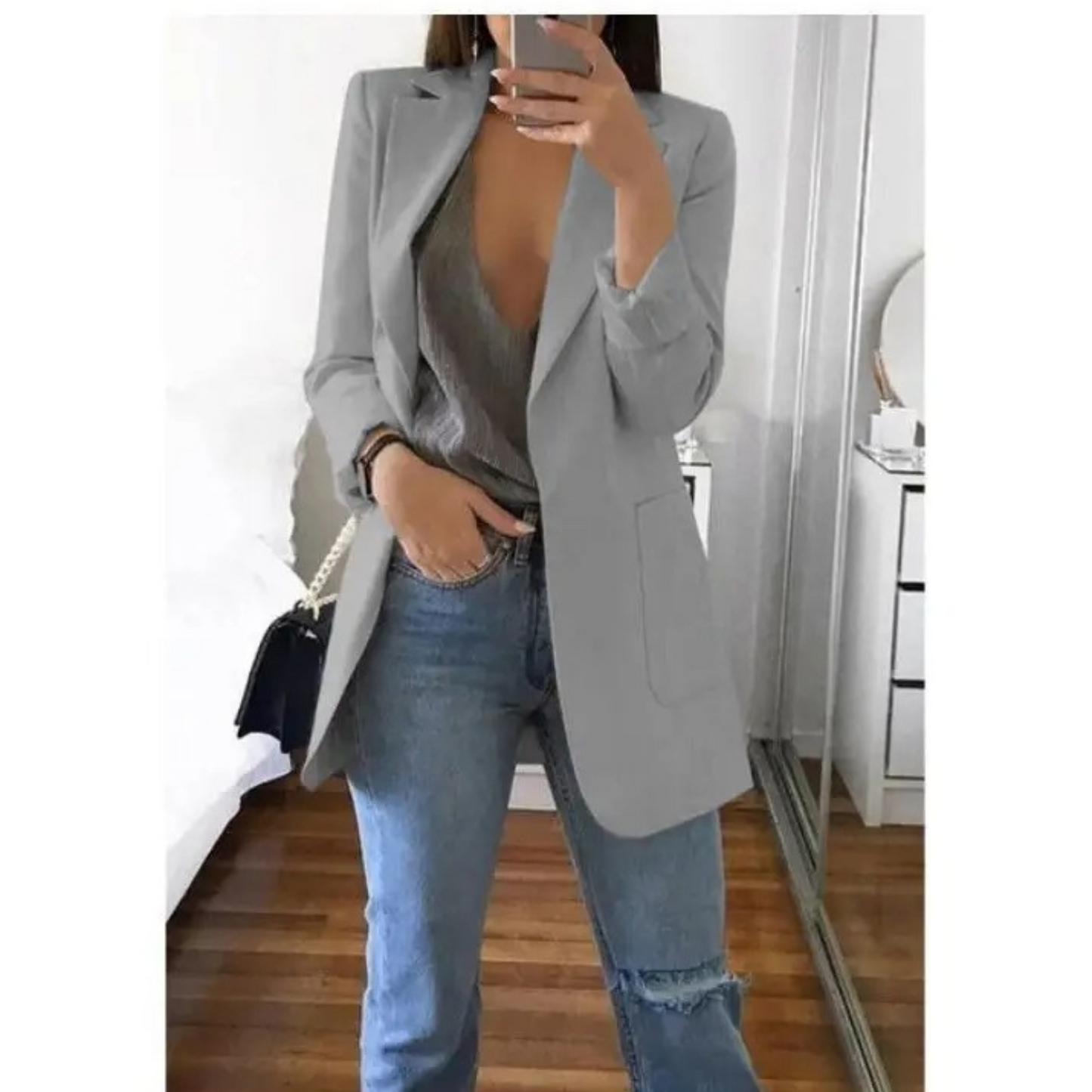 Krohn-e | Blazer für Frauen Khaki Farbe Herbst Moda