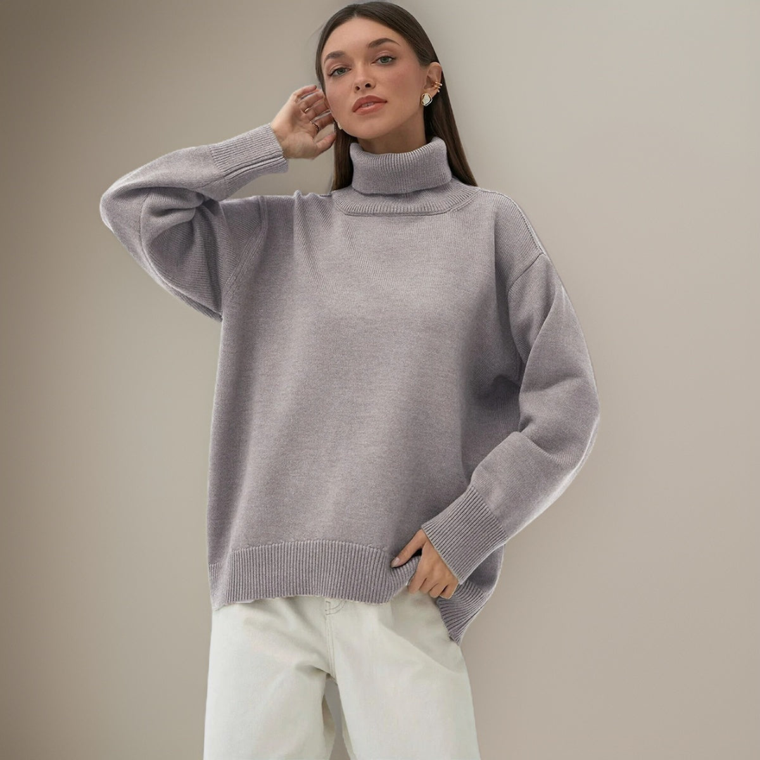 Krohn-e | Rollkragenpullover für Damen Winter