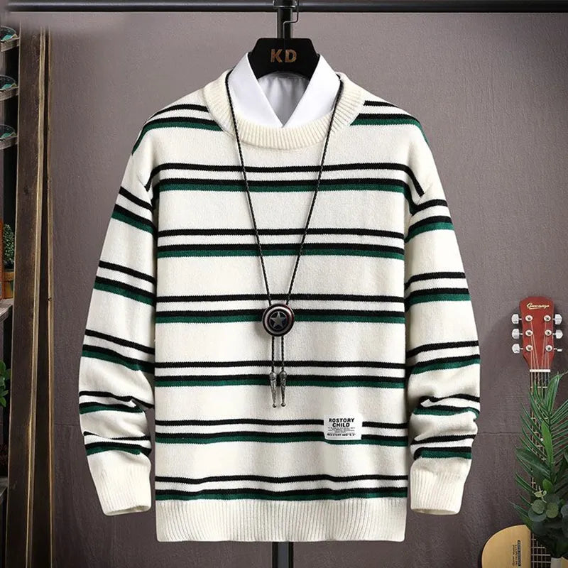 Krohn-e | Weicher Strickpullover für Männer