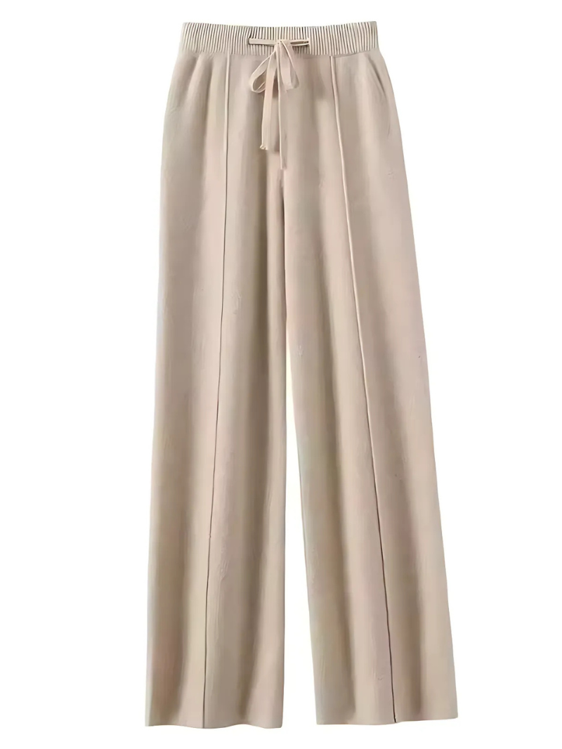 Krohn-e | Die Strickhose mit Weitem Bein für Stilvolle Gemütlichkeit
