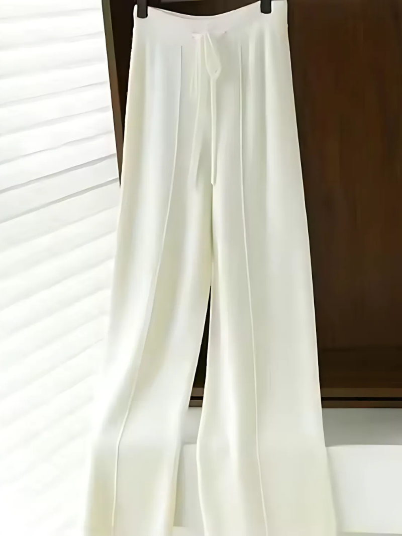 Krohn-e | Die Strickhose mit Weitem Bein für Stilvolle Gemütlichkeit