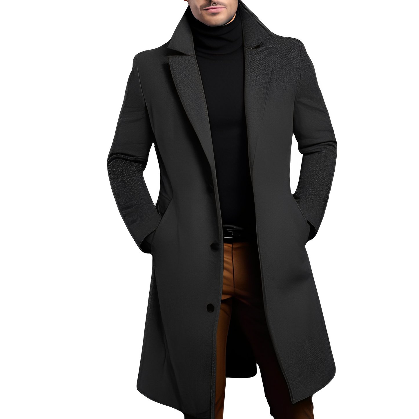 Krohn-e | Eleganter Wolltrenchcoat für Männer