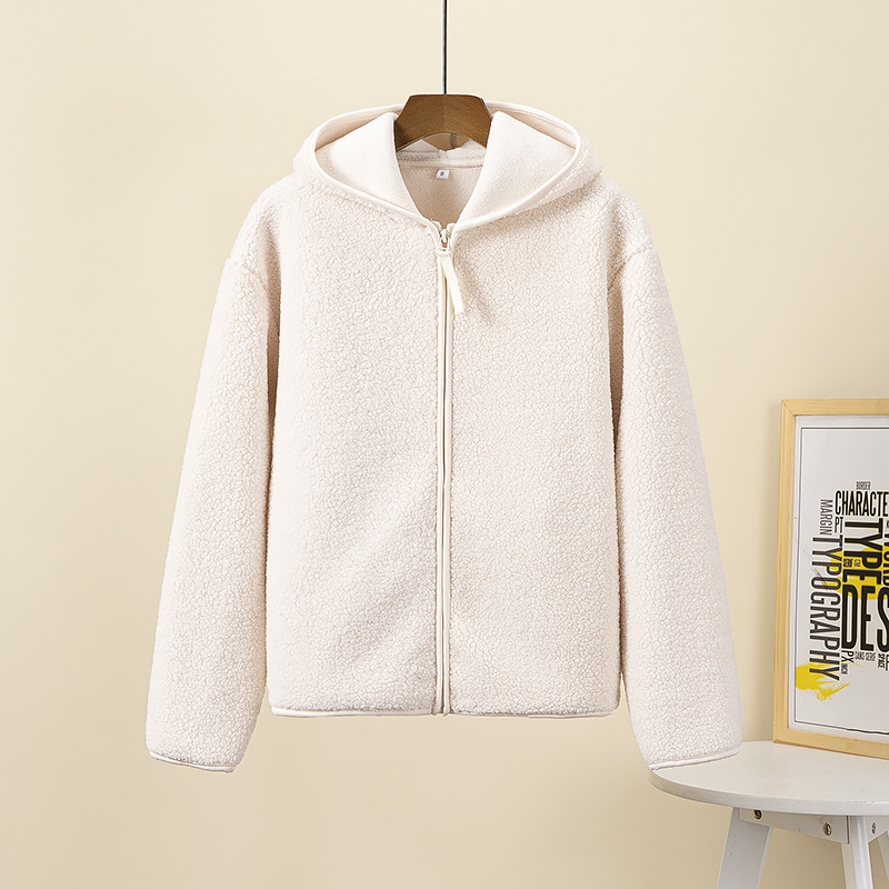 Krohn-e | Kapuzenjacke mit Reißverschluss und Weichem Sherpa Stoff, Fleece Weste