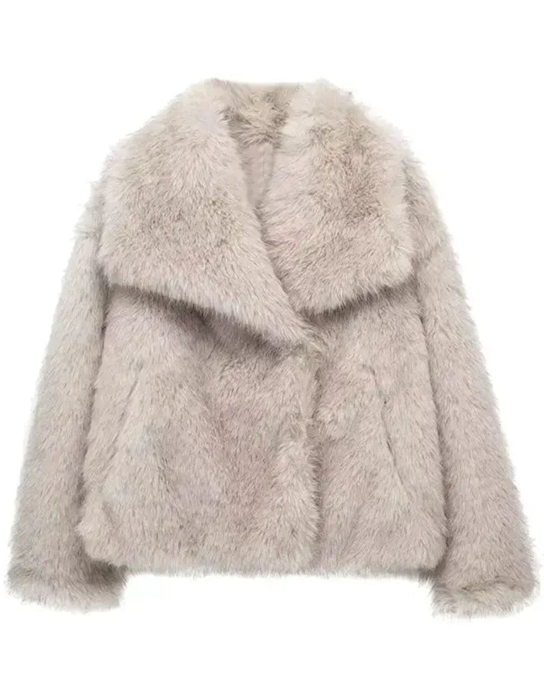 Krohn-e | Fur Coat Damen Reguläre Passform Belle Couture Fp 22 Essentielle Eleganz